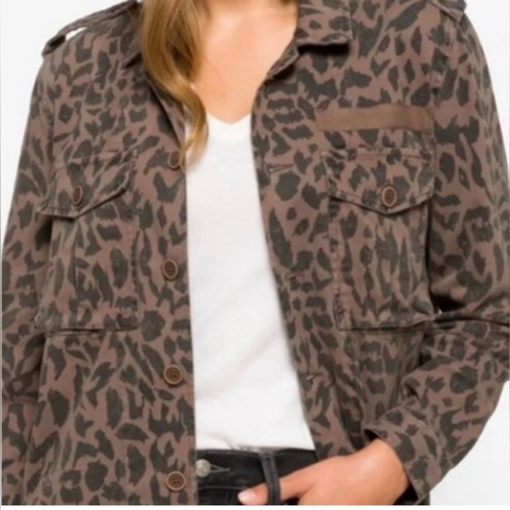 Pistola Leopard Print Cargo Utility Jacket | Animal Print | Chic Streetwear New
